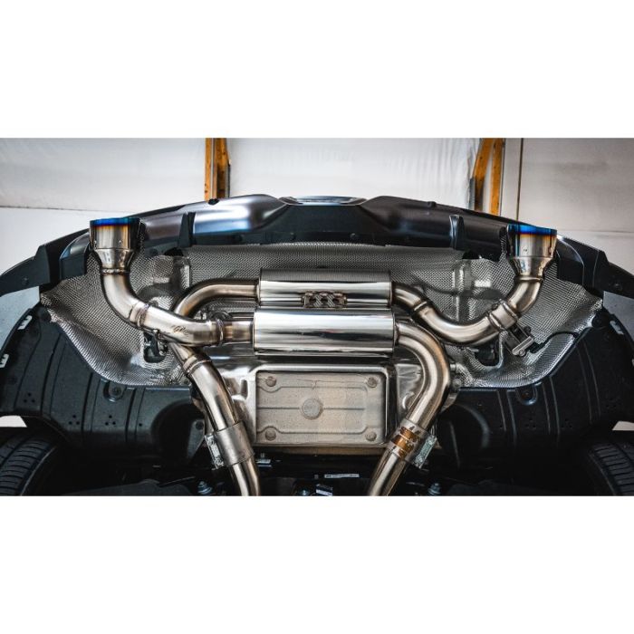 HKS Stainless Steel Dual Titanium Tip Cat-Back Exhaust System Toyota Supra