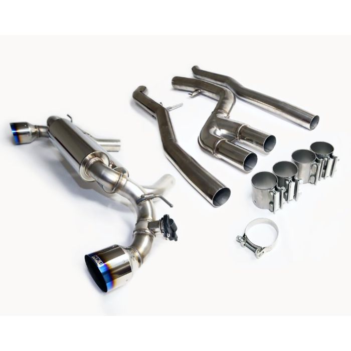 HKS Stainless Steel Dual Titanium Tip Cat-Back Exhaust System Toyota Supra